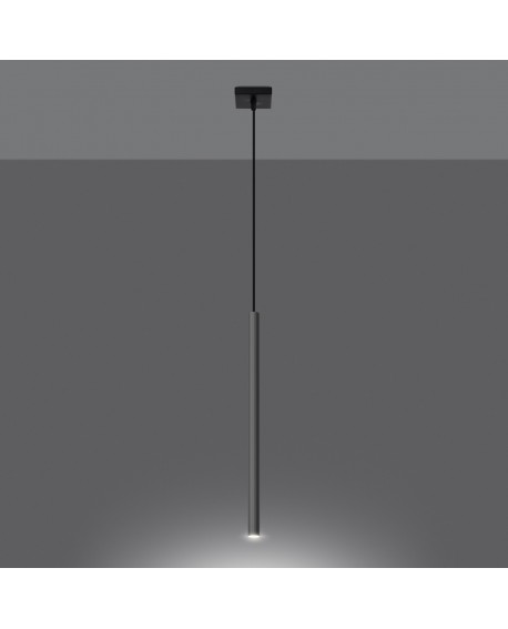 Lampa Wisząca PASTELO 1 chrom Sollux SL.1199