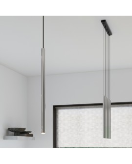 Lampa Wisząca PASTELO 1 chrom Sollux SL.1199