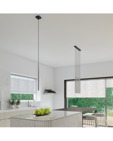 Lampa Wisząca PASTELO 1 chrom Sollux SL.1199