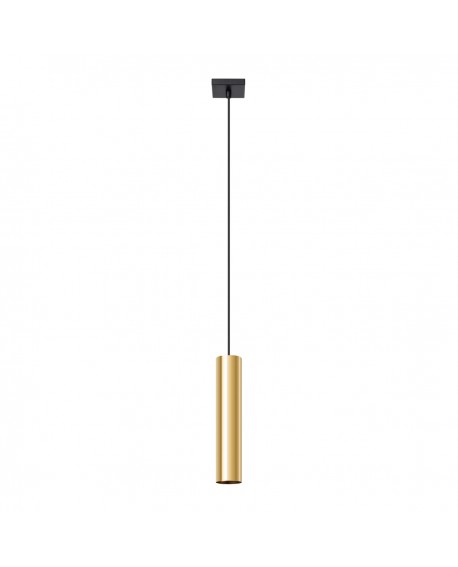 Lampa Wisząca LAGOS 1 złoty połysk Sollux SL.1200