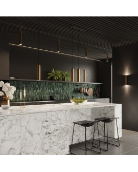 Lampa Wisząca LAGOS 1 złoty połysk Sollux SL.1200