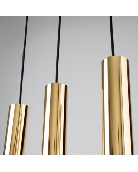 Lampa Wisząca LAGOS 3 złoty połysk Sollux SL.1201