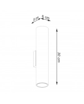 Kinkiet LAGOS 2 złoty połysk Sollux SL.1202