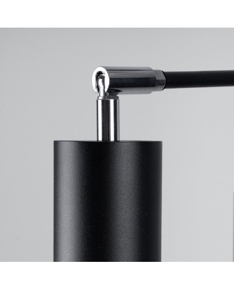 Żyrandol LEMMI 6 czarny Sollux SL.1207