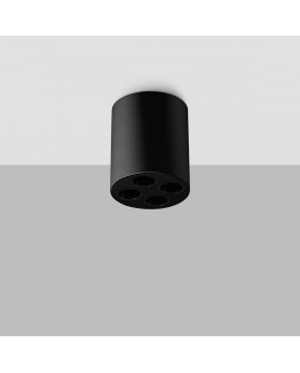 Plafon ZOE czarny LED Sollux SL.1210