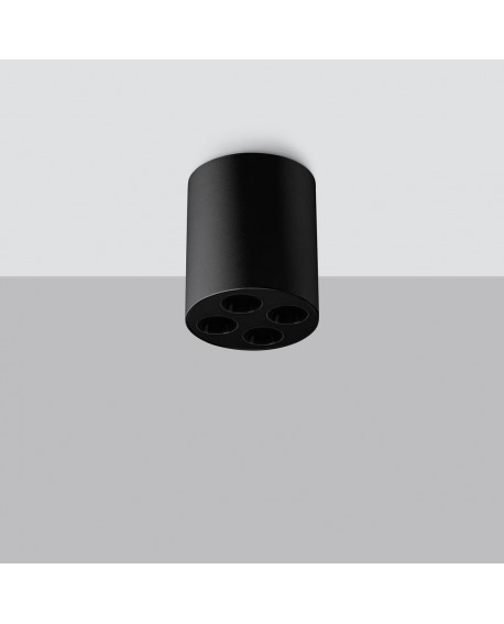 Plafon ZOE czarny LED Sollux SL.1210