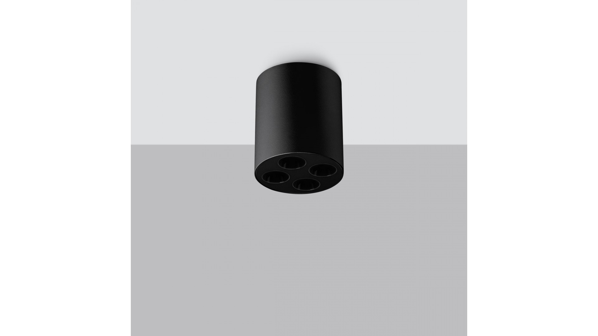 Plafon ZOE czarny LED Sollux SL.1210