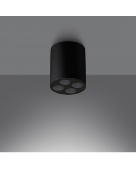 Plafon ZOE czarny LED Sollux SL.1210