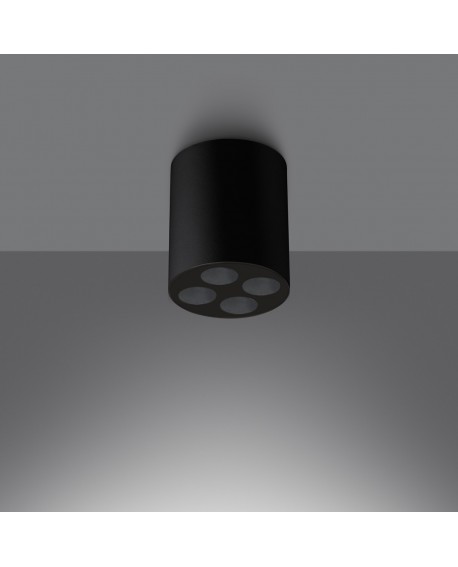 Plafon ZOE czarny LED Sollux SL.1210