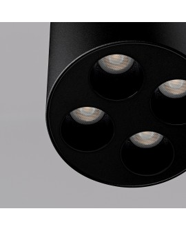 Plafon ZOE czarny LED Sollux SL.1210