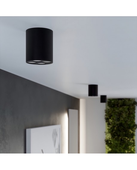 Plafon ZOE czarny LED Sollux SL.1210