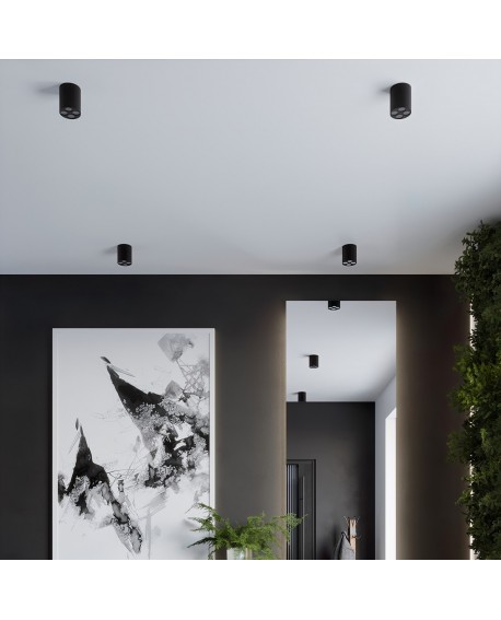 Plafon ZOE czarny LED Sollux SL.1210