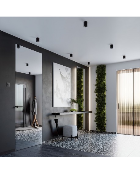 Plafon ZOE czarny LED Sollux SL.1210