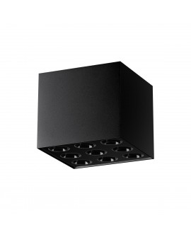 Plafon OZZY czarny LED Sollux SL.1211