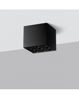 Plafon OZZY czarny LED Sollux SL.1211