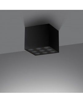 Plafon OZZY czarny LED Sollux SL.1211