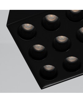 Plafon OZZY czarny LED Sollux SL.1211