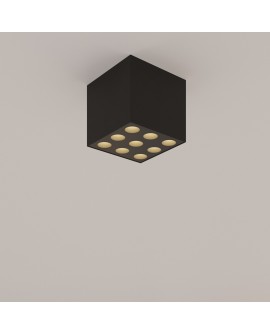 Plafon OZZY czarny LED Sollux SL.1211