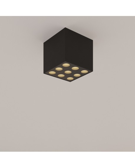 Plafon OZZY czarny LED Sollux SL.1211