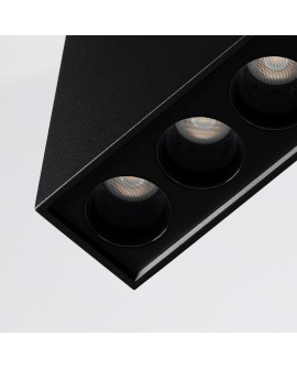 Plafon SOLE czarny LED Sollux SL.1212