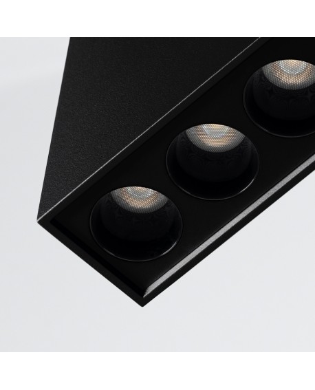 Plafon SOLE czarny LED Sollux SL.1212