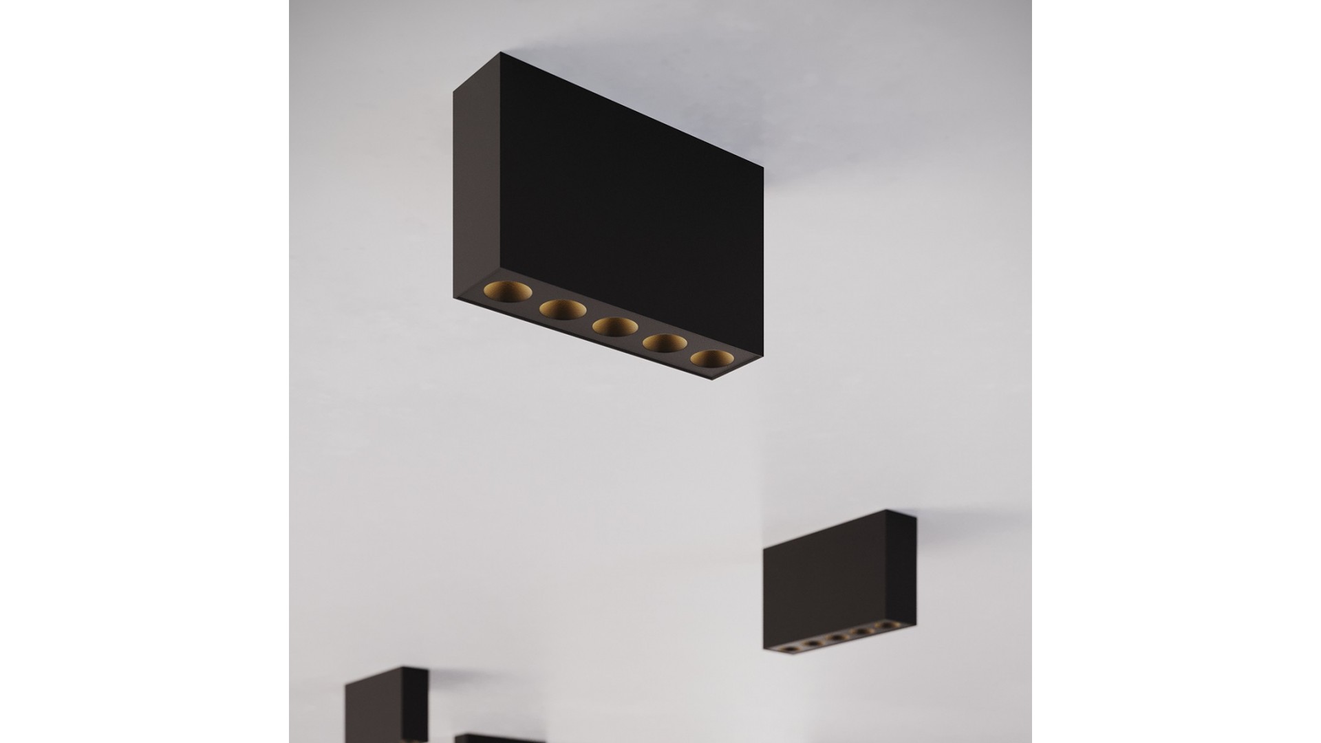 Plafon SOLE czarny LED Sollux SL.1212