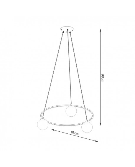 Żyrandol YOLI 3 Sollux SL.1213
