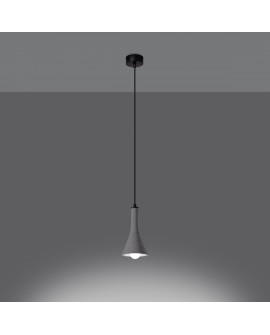 Lampa wisząca REA 1 beton Sollux SL.1223