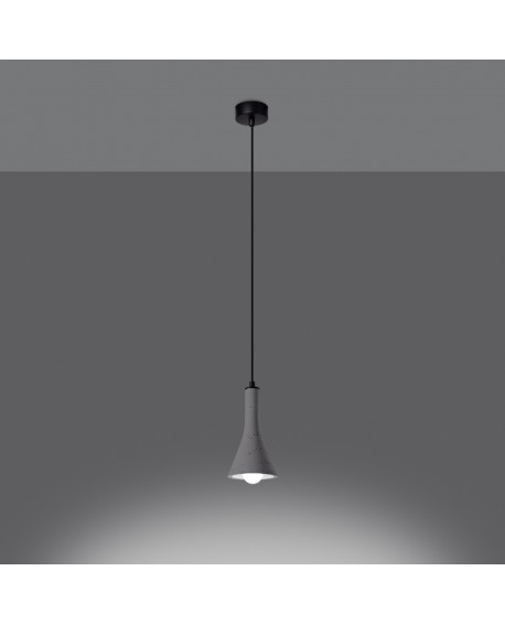 Lampa wisząca REA 1 beton Sollux SL.1223
