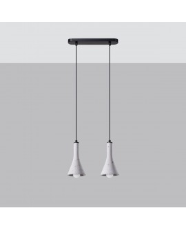 Lampa wisząca REA 2 beton Sollux SL.1224