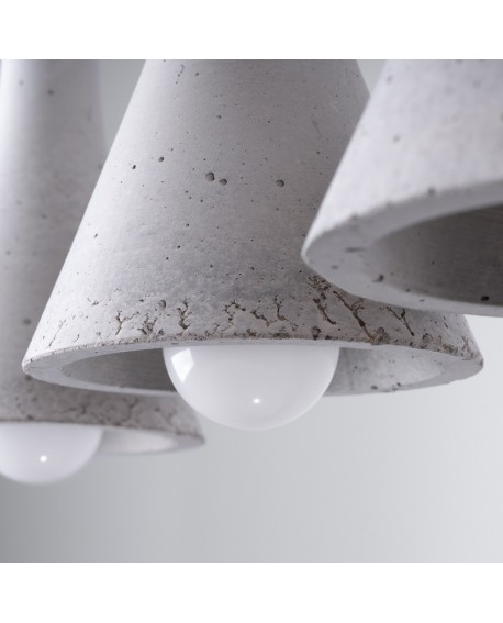 Lampa wisząca REA 3L beton Sollux SL.1225