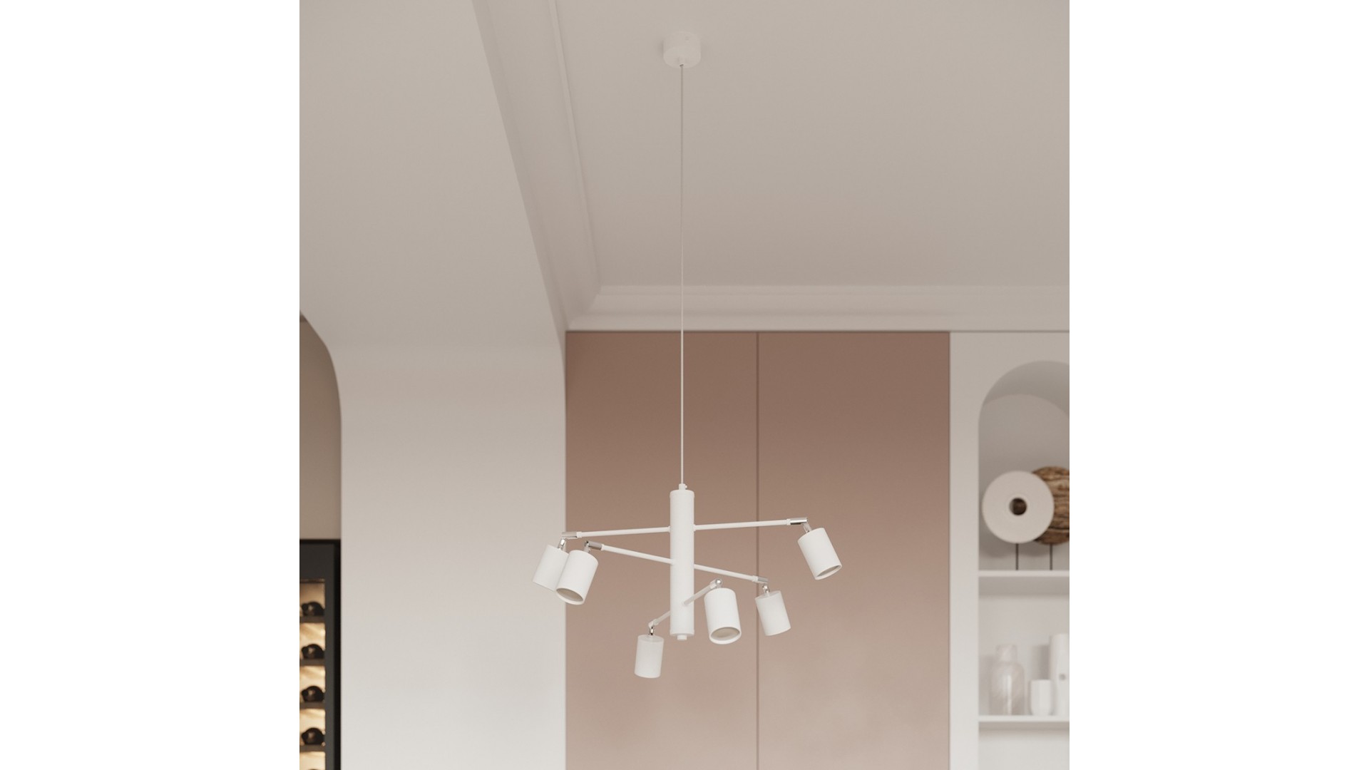 Plafon LEMMI 4L biały Sollux SL.1227