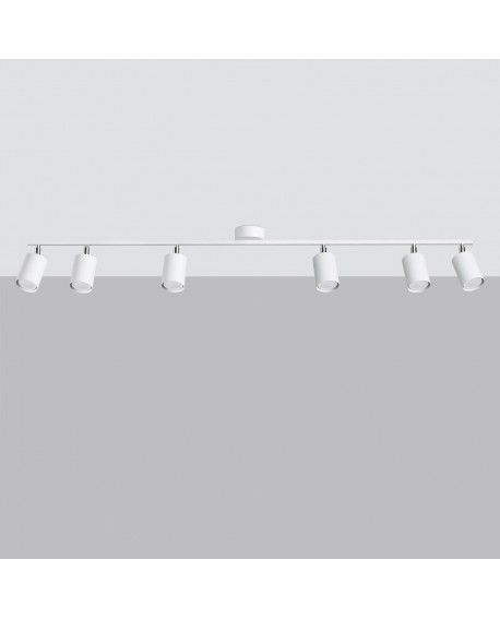 Plafon LEMMI 6L biały Sollux SL.1228