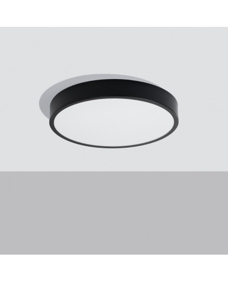 Plafon ONYX 50 czarny LED 3000K Sollux SL.1246