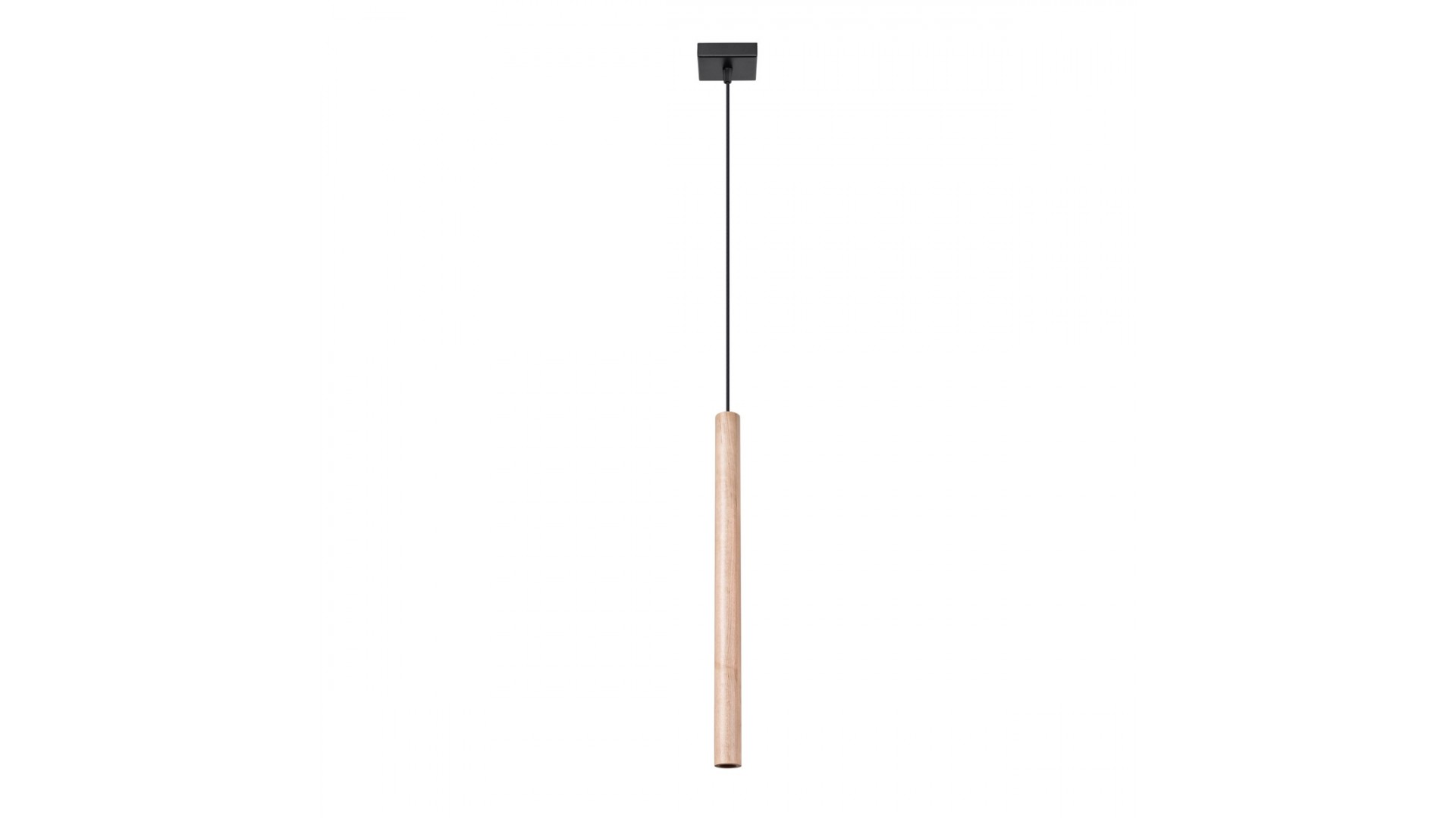Lampa wisząca PASTELO 1 drewno Sollux SL.1266