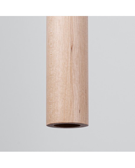 Lampa wisząca PASTELO 1 drewno Sollux SL.1266
