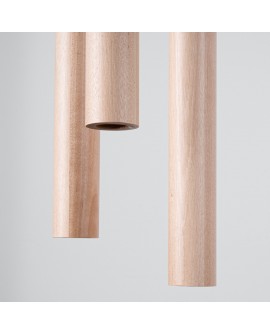 Lampa wisząca PASTELO 3P drewno Sollux SL.1268