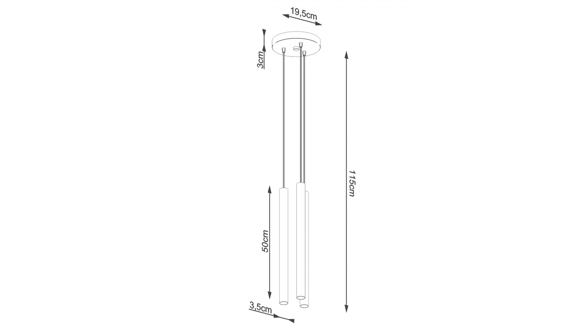 Lampa wisząca PASTELO 3P drewno Sollux SL.1268