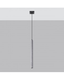 Lampa wisząca PASTELO 1 beton Sollux SL.1271