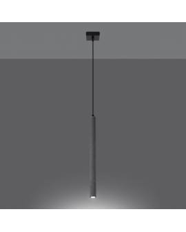 Lampa wisząca PASTELO 1 beton Sollux SL.1271