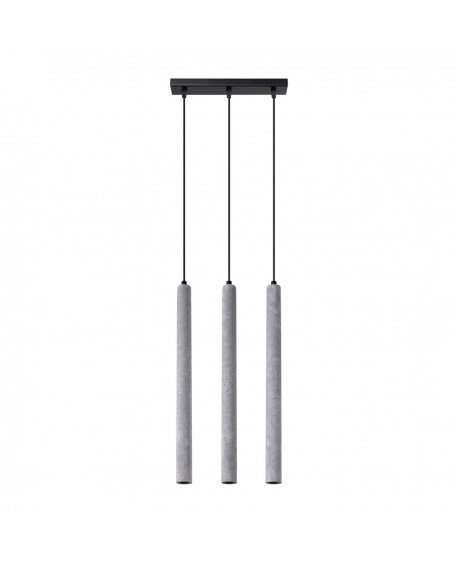 Lampa wisząca PASTELO 3L beton Sollux SL.1272