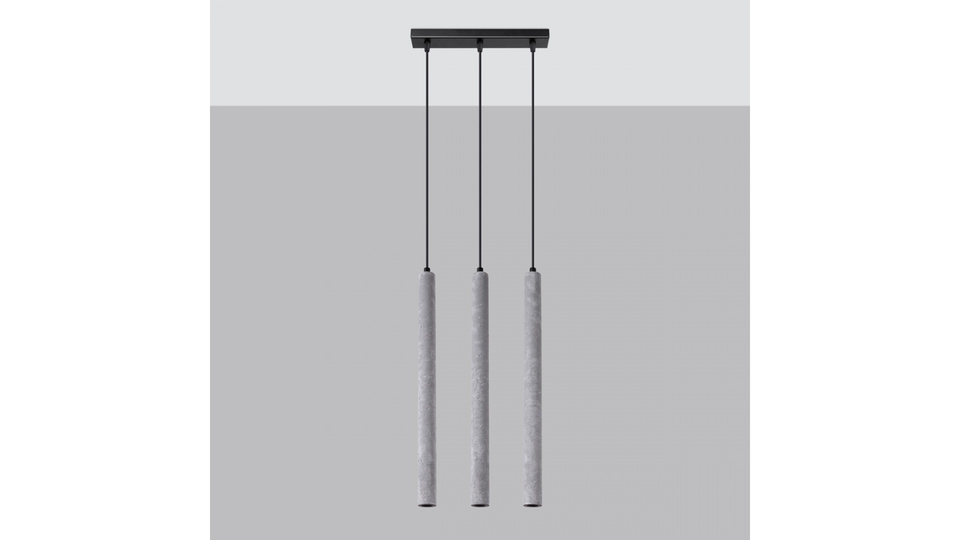 Lampa wisząca PASTELO 3L beton Sollux SL.1272
