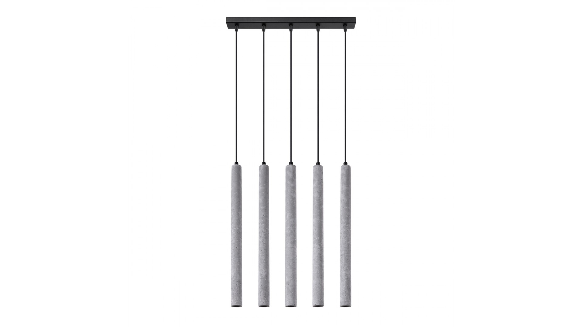 Lampa wisząca PASTELO 5L beton Sollux SL.1274