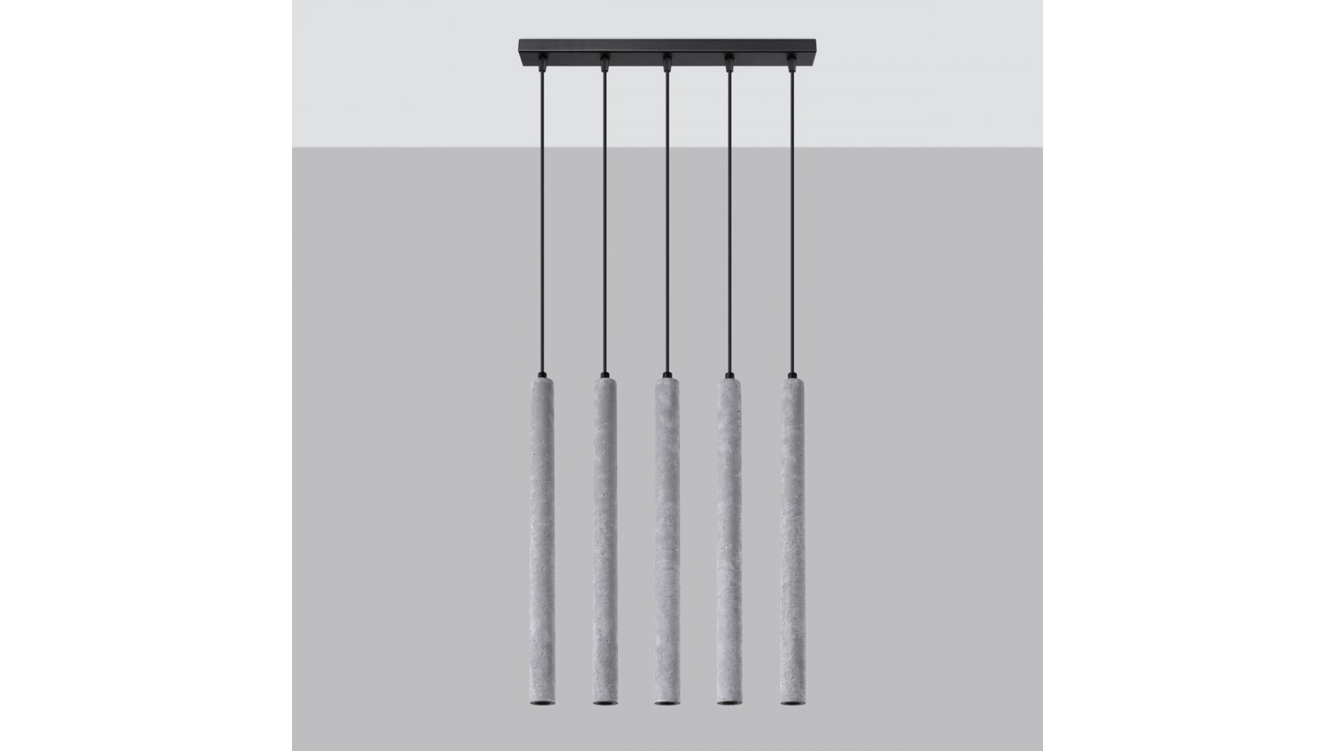 Lampa wisząca PASTELO 5L beton Sollux SL.1274