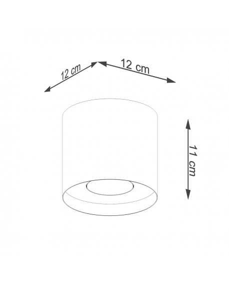 Plafon MIKA biały Sollux SL.1280