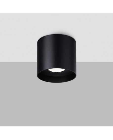 Plafon MIKA czarny Sollux SL.1281