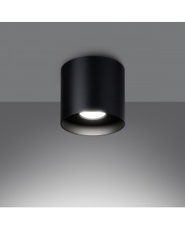 Plafon MIKA czarny Sollux SL.1281