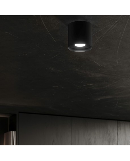 Plafon MIKA czarny Sollux SL.1281