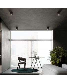 Plafon MIKA czarny Sollux SL.1281