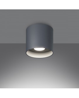 Plafon MIKA szary Sollux SL.1282